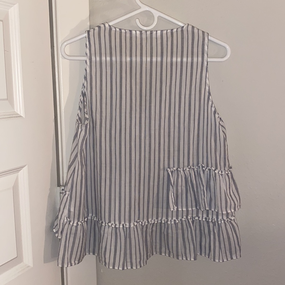Zara Ruffle Tank - Picture 2 of 4
